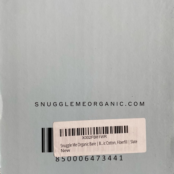 Snuggle Me Organic Infant Lounger Slate IN BOX - Picture 9 of 11